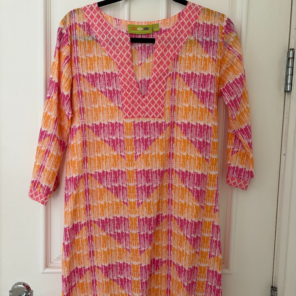 Rock Flower Paper Cover Up / Tunic